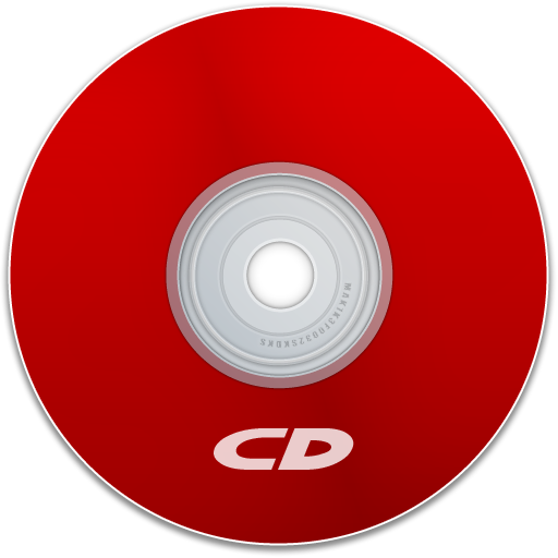 CD Red Icon 512x512 png